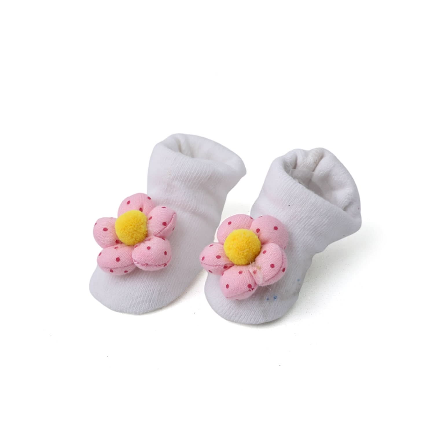 Newborn Booties Carter'S Dot - White, Newborn Caps, Shoes & Socks, Chase Value, Chase Value