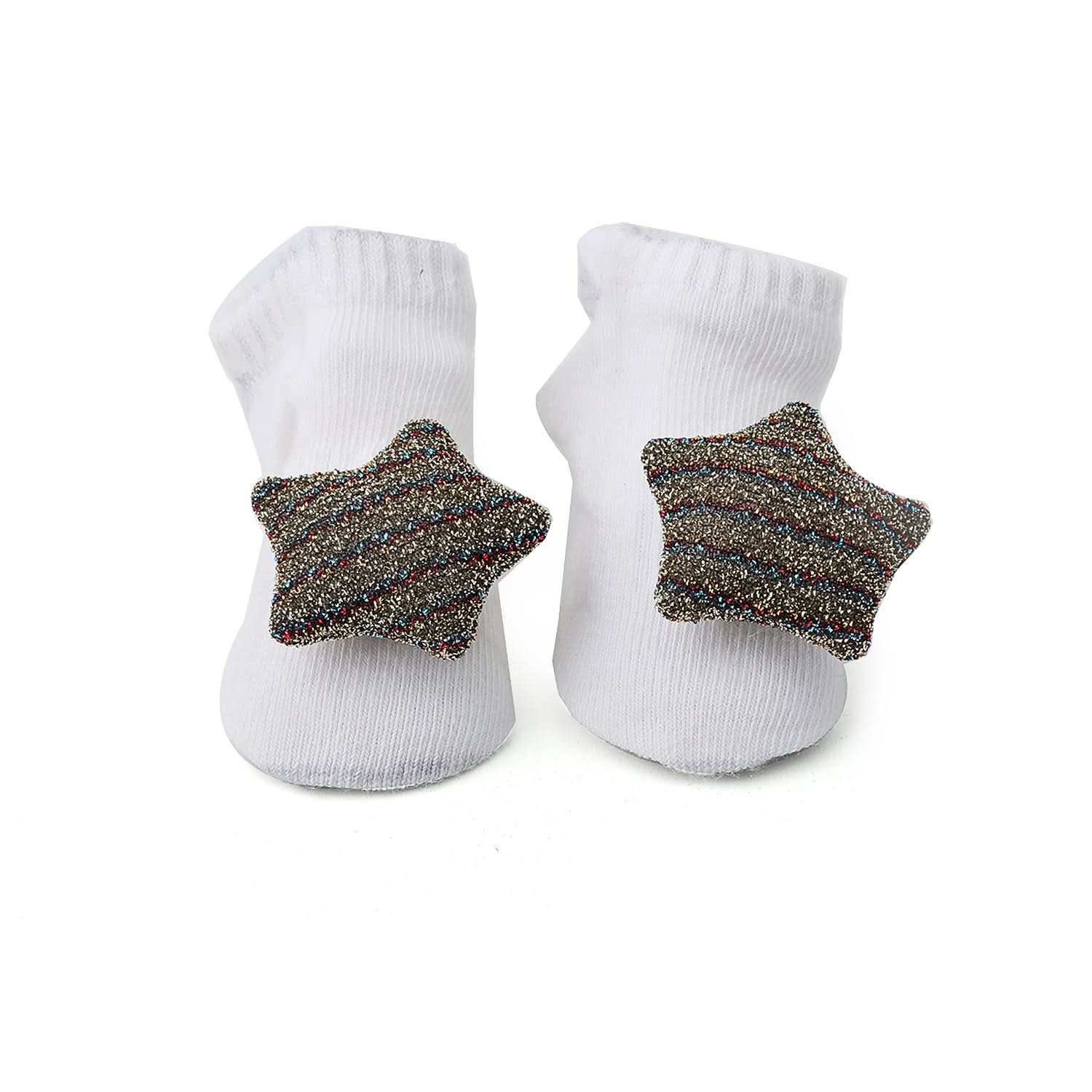 Newborn Booties Carter'S Dot - White, Newborn Caps, Shoes & Socks, Chase Value, Chase Value