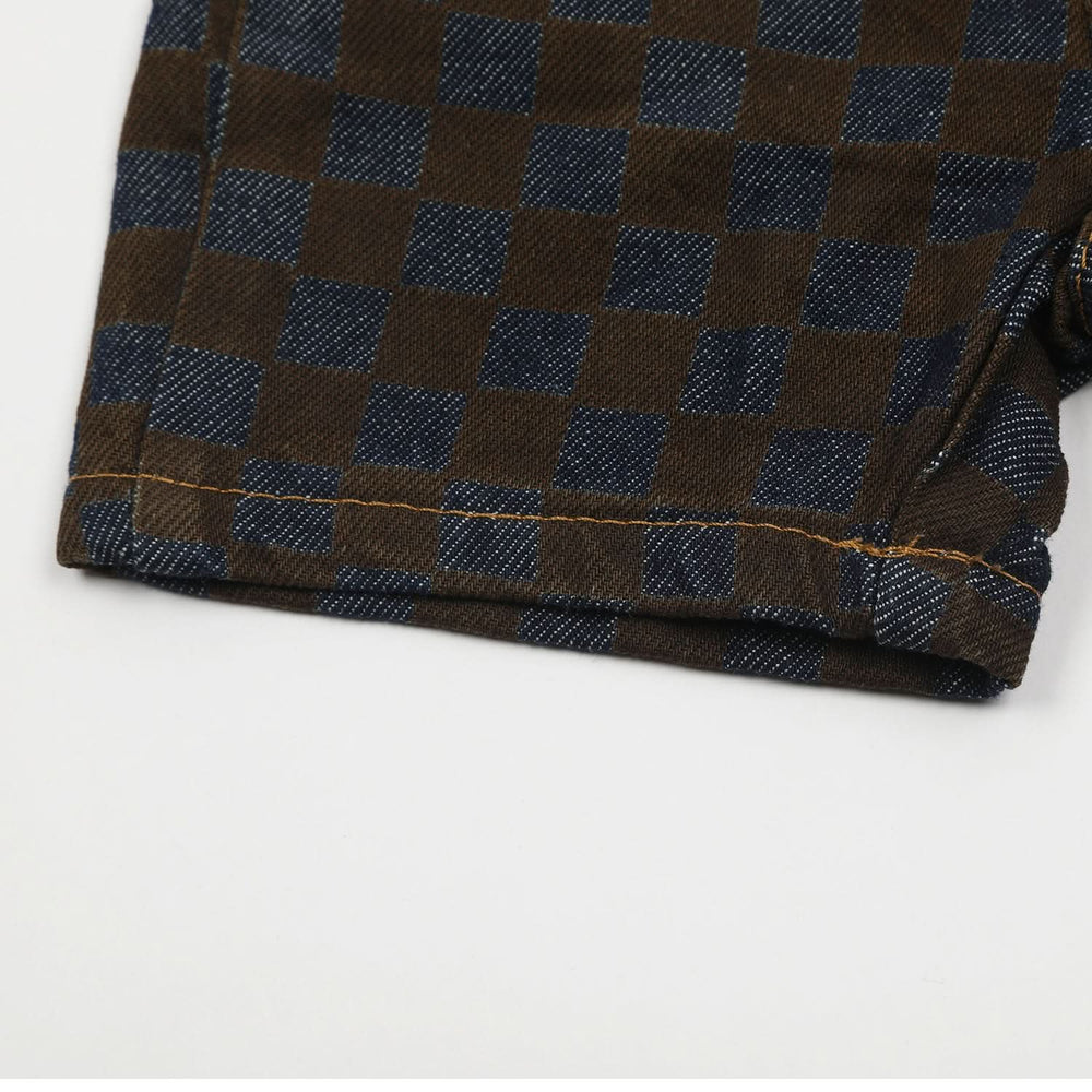 Boys Denim Short - Brown & Blue, Boys Shorts, Chase Value, Chase Value