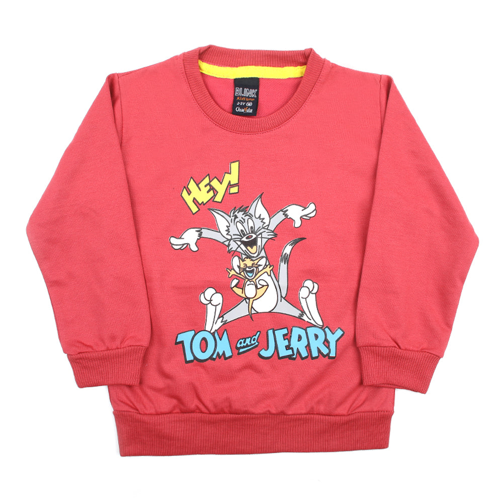 Boys Full Sleeves T-Shirt - Dark Pink, Boys T-Shirts, Chase Value, Chase Value