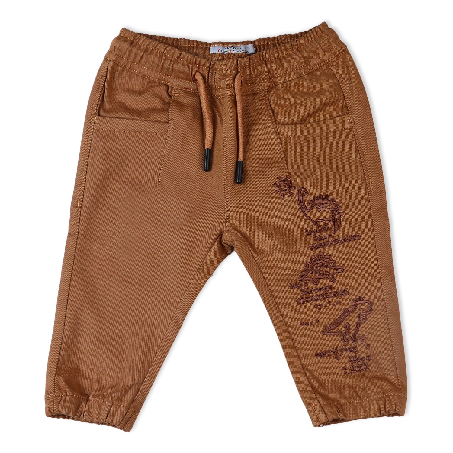Eminent Newborn Boys Cotton Pant - Camel, Newborn Boys Shorts & Pants, Eminent, Chase Value