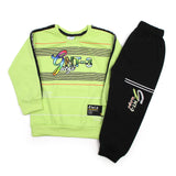 Boys Full Sleeves 2Pcs Suits - Light Green, Boys Sets & Suits, Chase Value, Chase Value