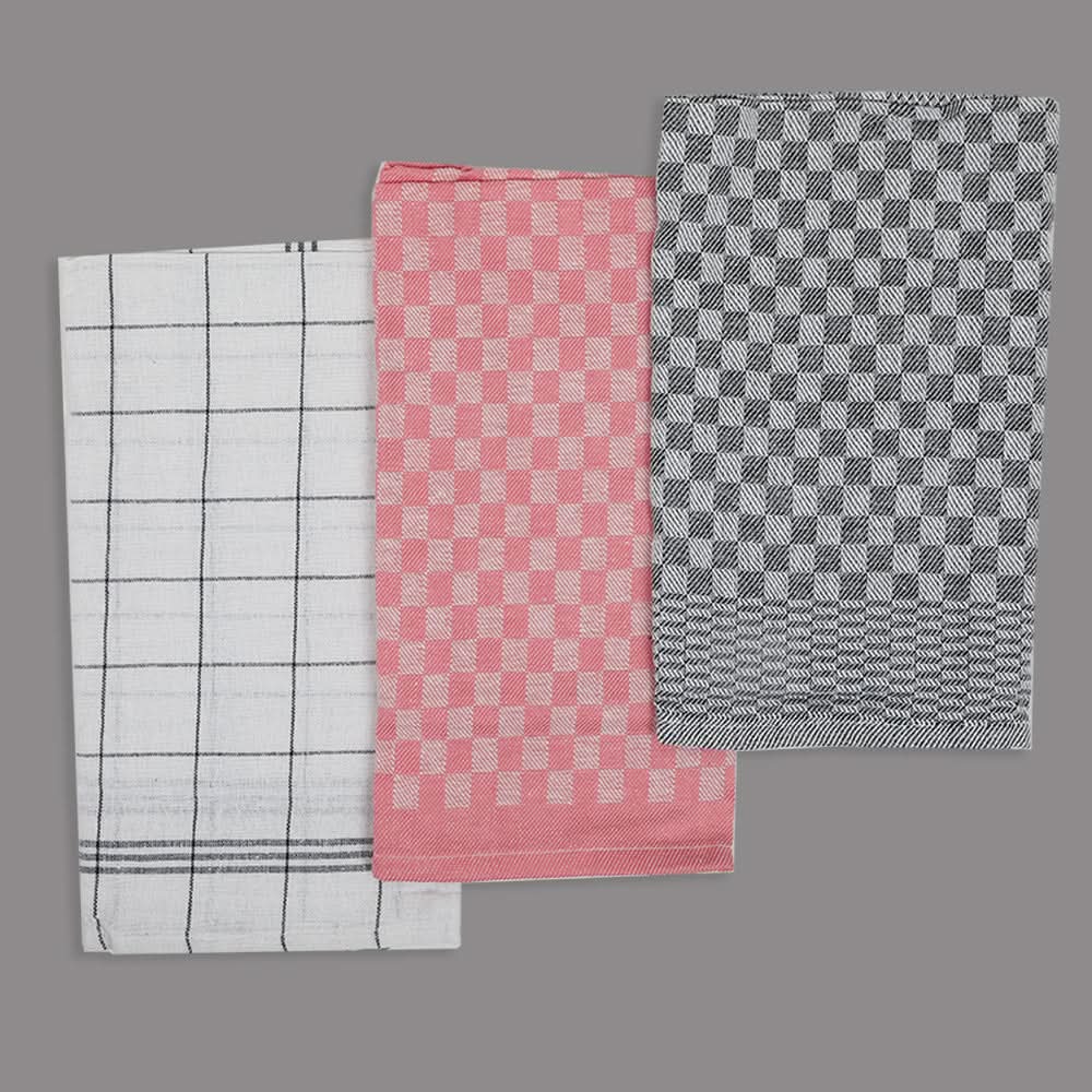 Kitchen Towel Pack of 3 - Multi, Kitchen Towels, Chase Value, Chase Value