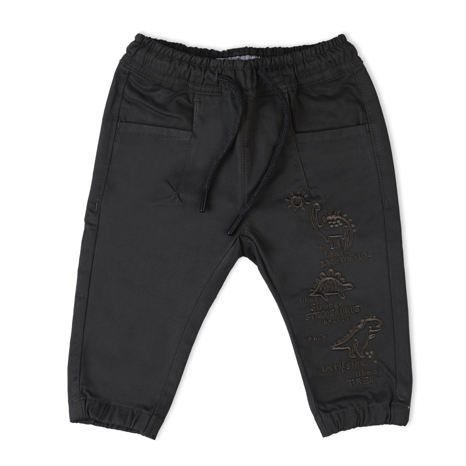 Eminent Newborn Boys Cotton Pant - Charcoal, Newborn Boys Shorts & Pants, Eminent, Chase Value