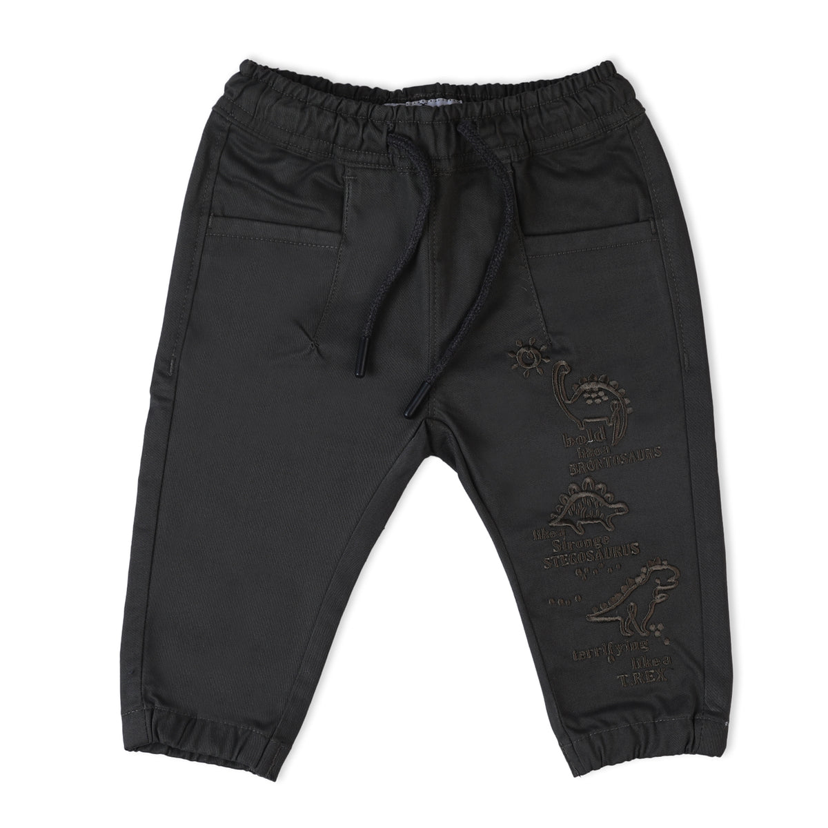 Eminent Newborn Boys Cotton Pant - Charcoal, Newborn Boys Shorts & Pants, Eminent, Chase Value