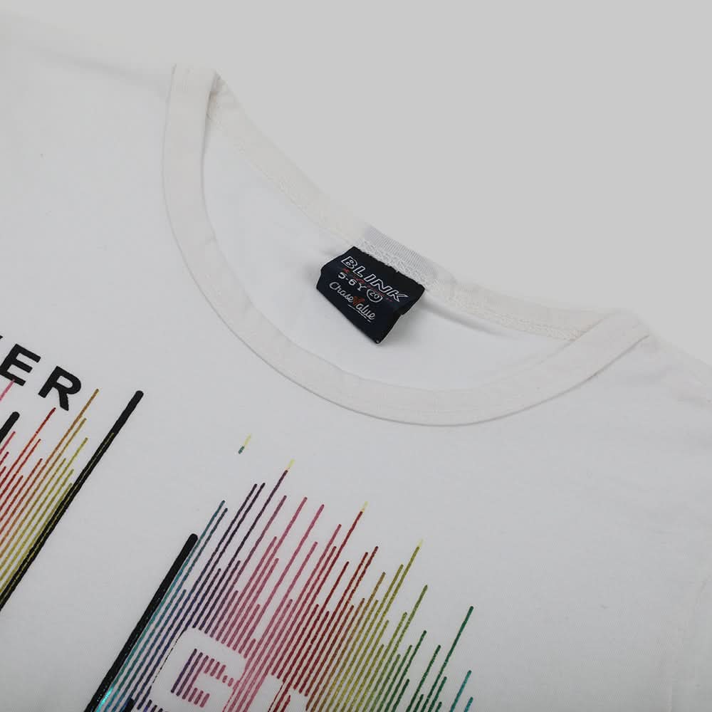 Boys Half Sleeves T-Shirt - White, Boys T-Shirts, Chase Value, Chase Value