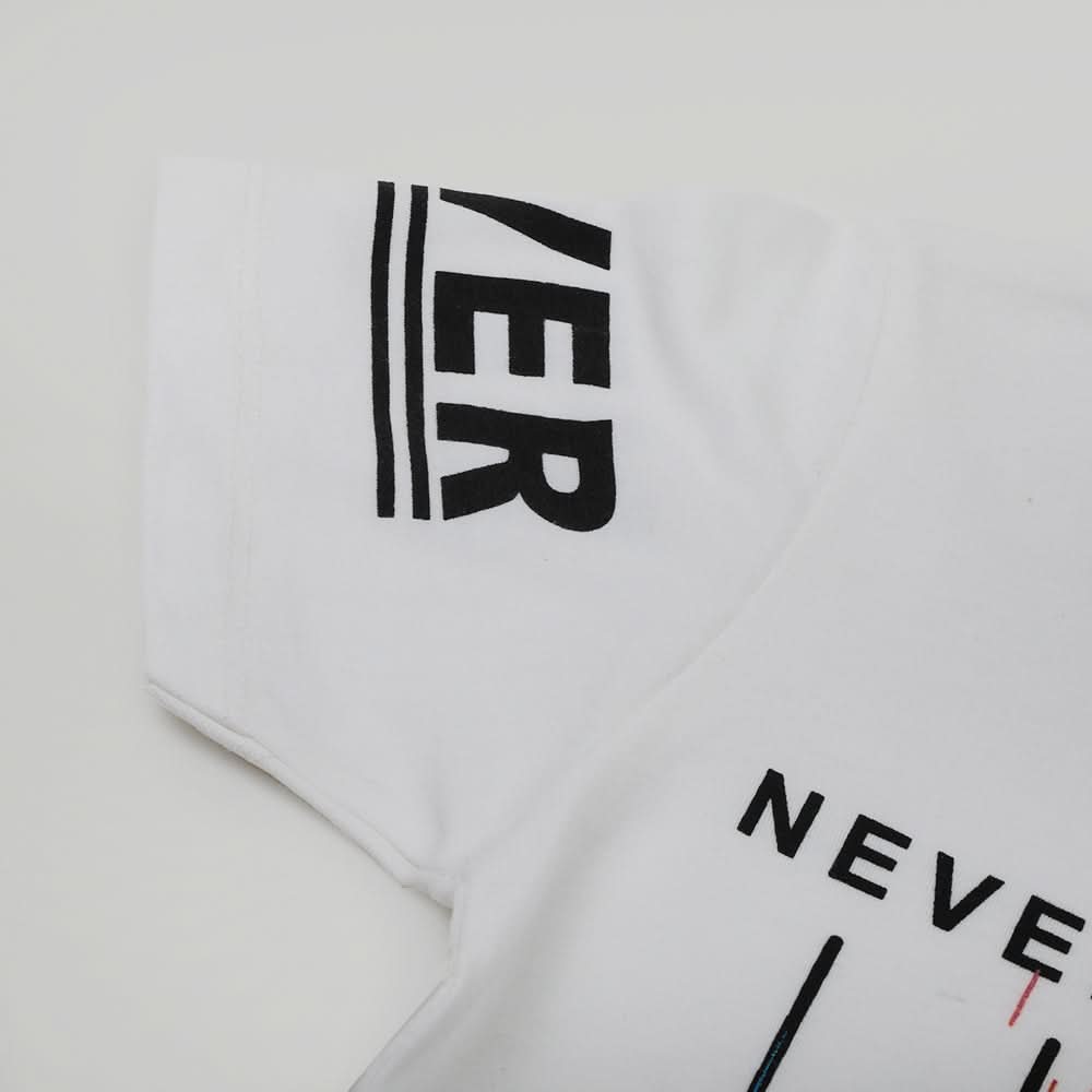 Boys Half Sleeves T-Shirt - White, Boys T-Shirts, Chase Value, Chase Value