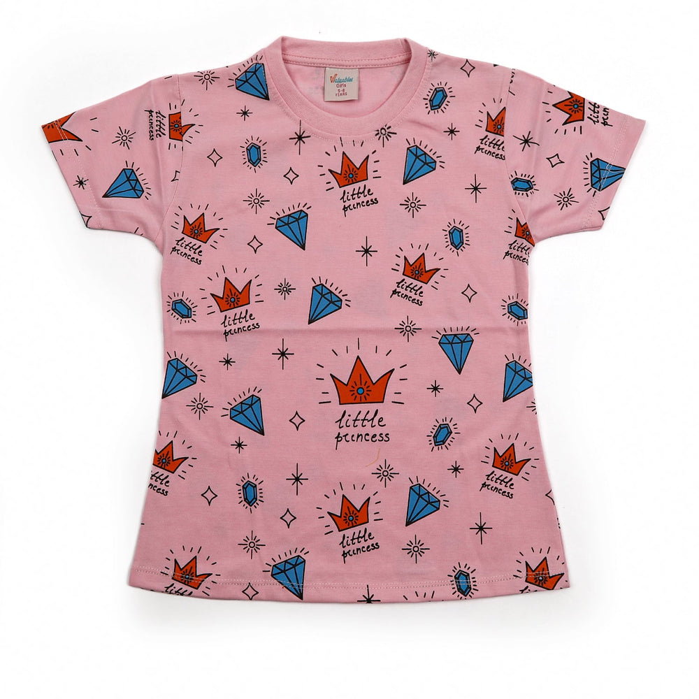 Girls Half Sleeves T-Shirt, Girls T-Shirts, Chase Value, Chase Value