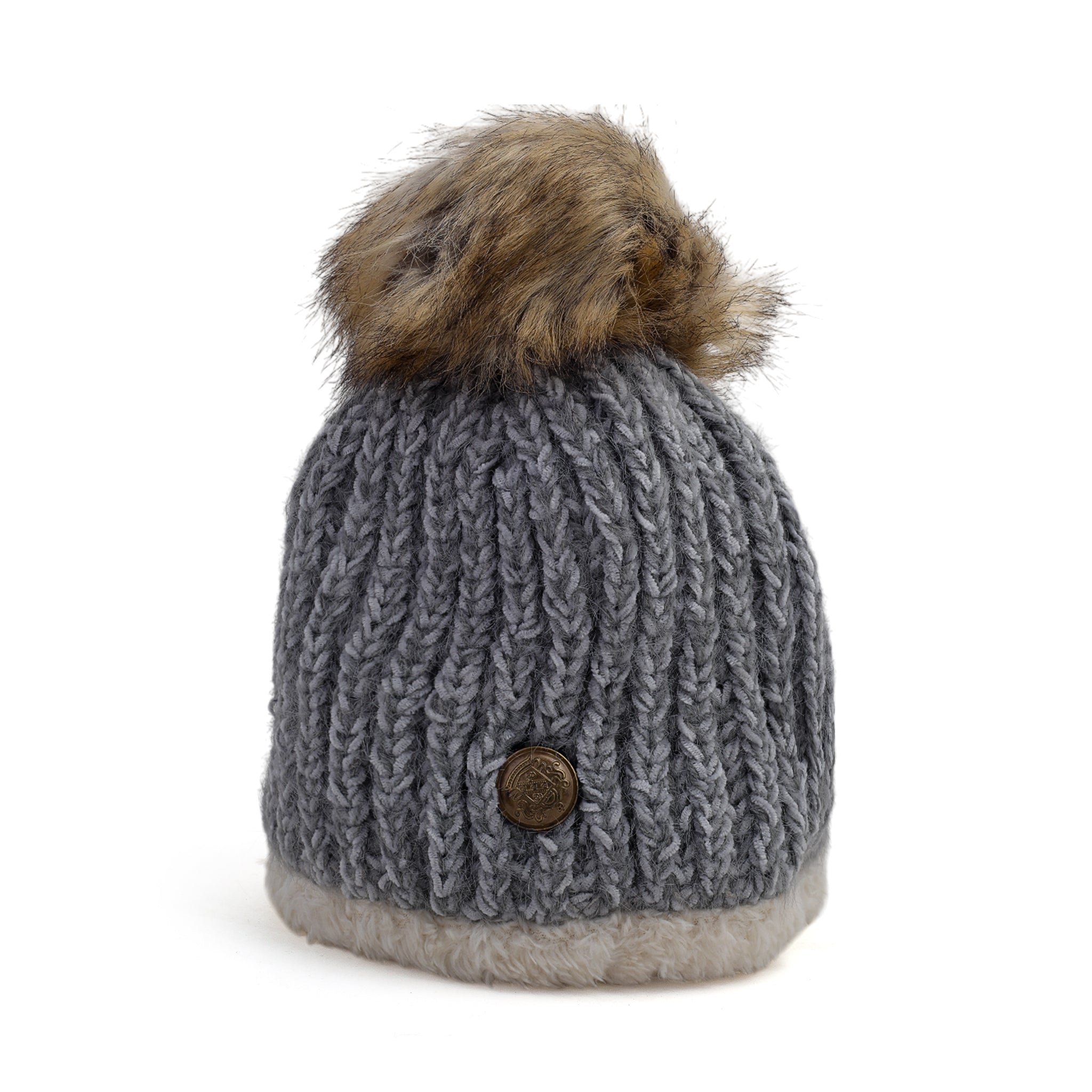 Women's Woolen Cap - Grey, Women Caps & Hats, Chase Value, Chase Value