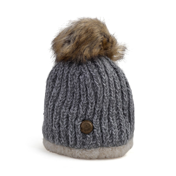 Women's Woolen Cap - Grey