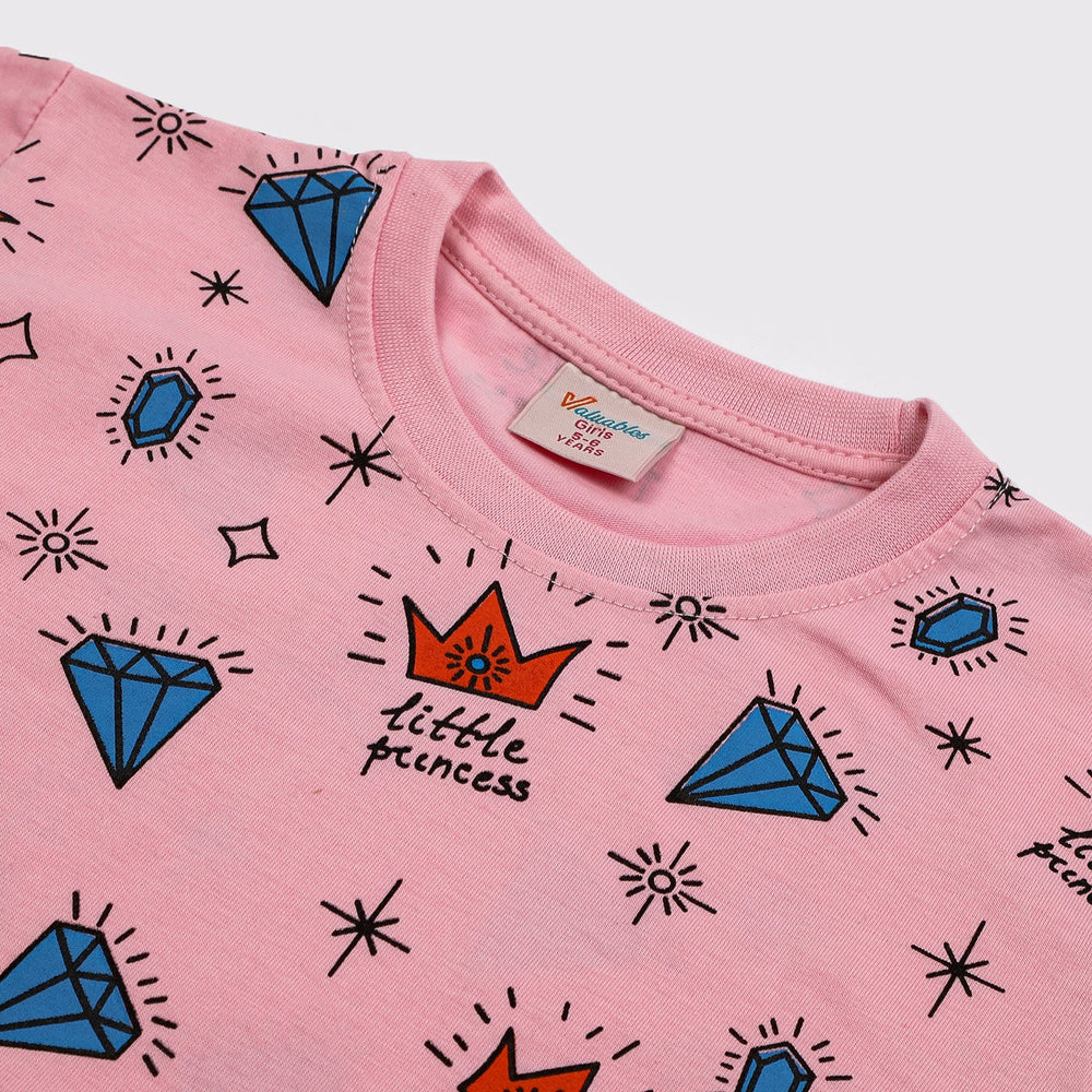 Girls Half Sleeves T-Shirt, Girls T-Shirts, Chase Value, Chase Value