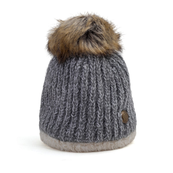 Women's Woolen Cap - Grey