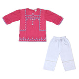 Girls Embroidered Shalwar Suit - Pink, Girls Shalwar Kameez, Chase Value, Chase Value