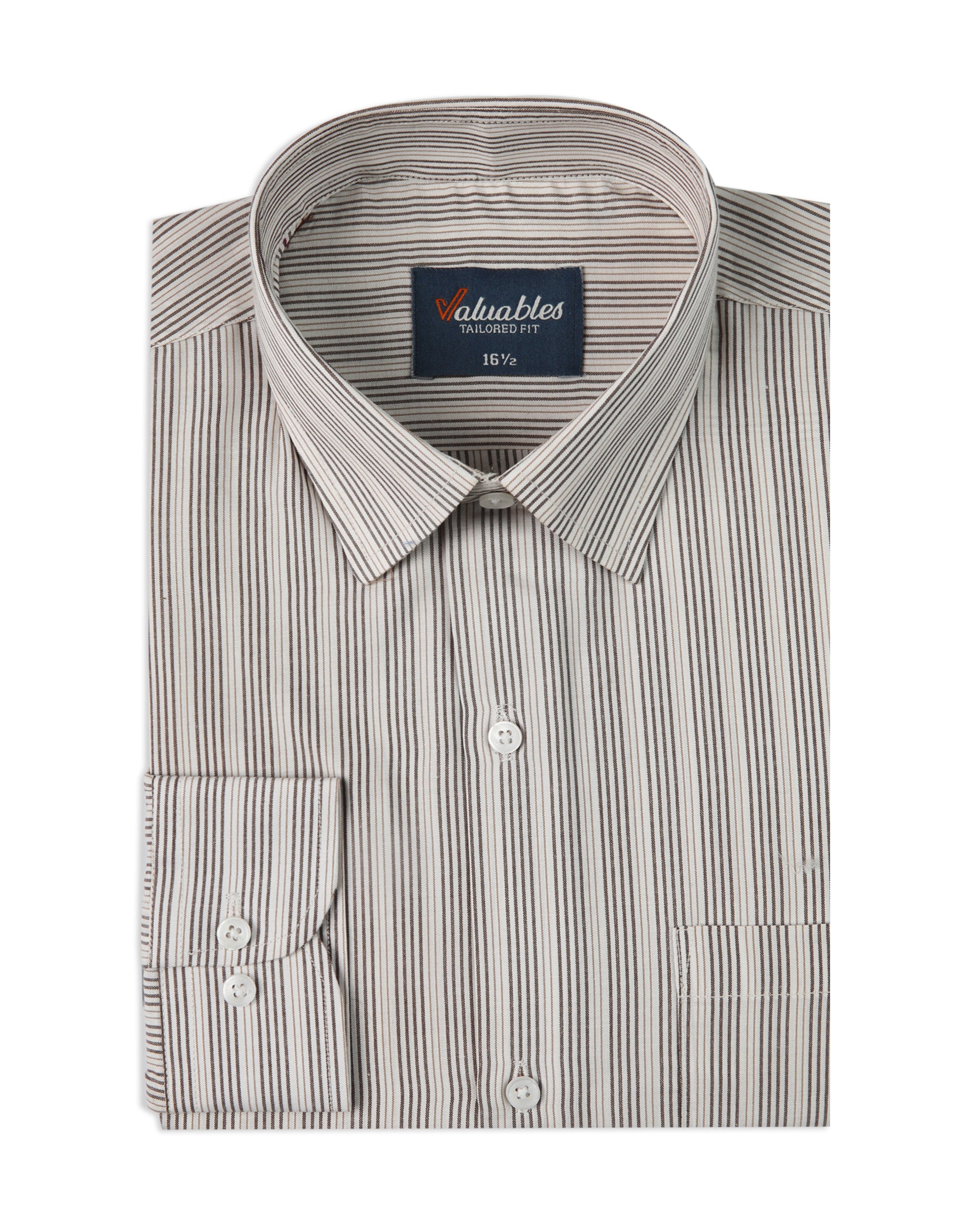 Valuables Men's Stripe Formal Shirt, Men's Shirts, Valuables, Chase Value