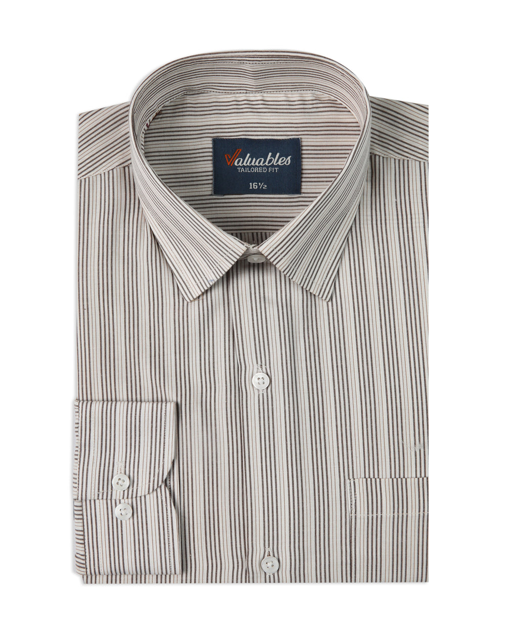 Valuables Men's Stripe Formal Shirt, Men's Shirts, Valuables, Chase Value