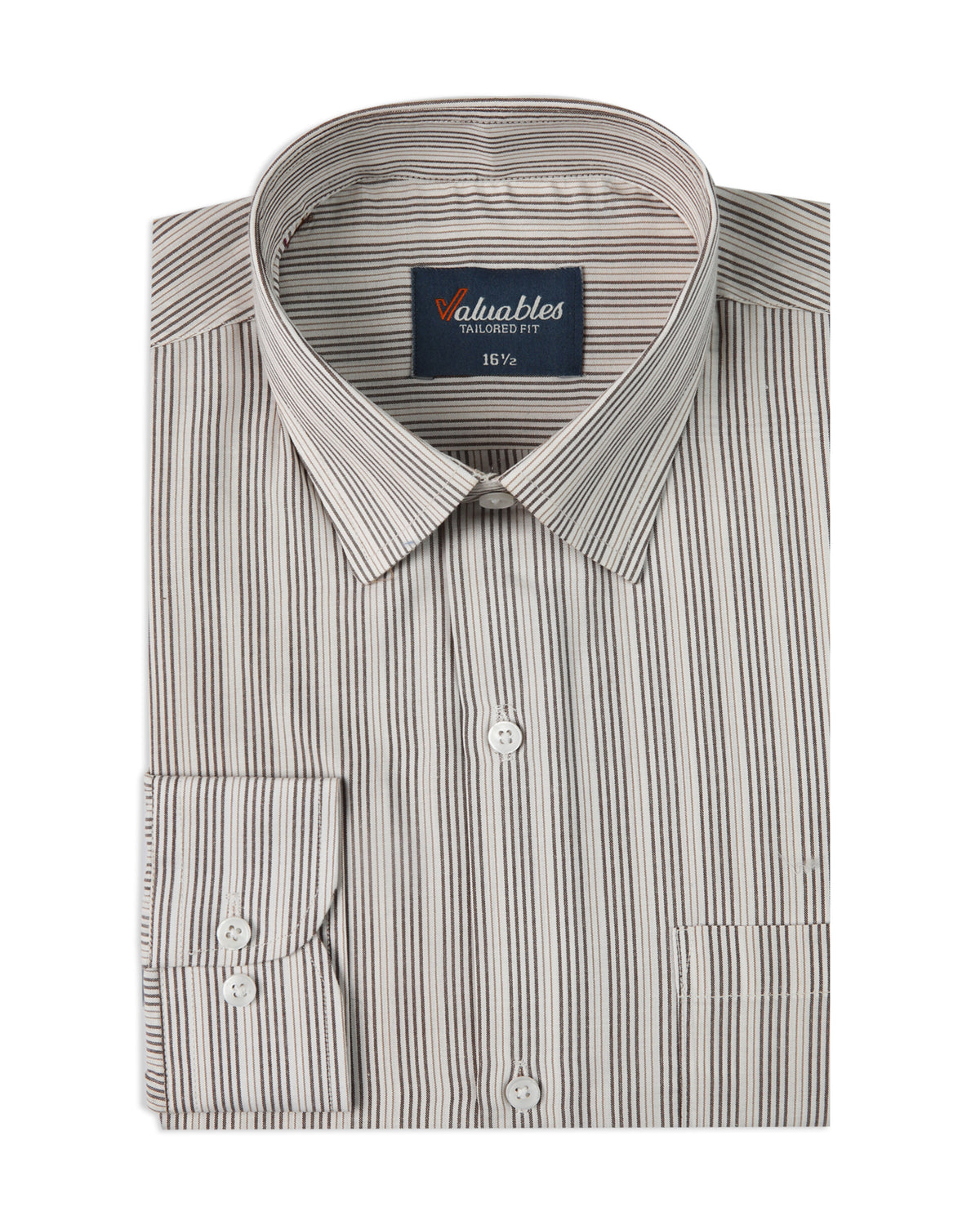 Valuables Men's Stripe Formal Shirt, Men's Shirts, Valuables, Chase Value