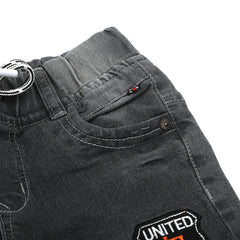 Boys Denim Pant - Grey