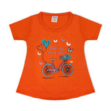 Valuable Girls Half Sleeves Suit - Orange, Girls Suits, Chase Value, Chase Value