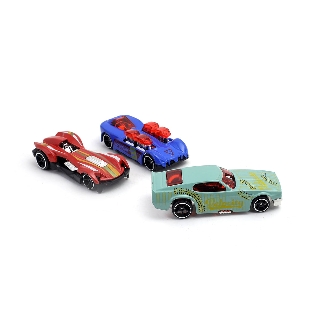 Die-Cast Car Set 3Pcs - Multi Color, Die-cast Model Car, Chase Value, Chase Value