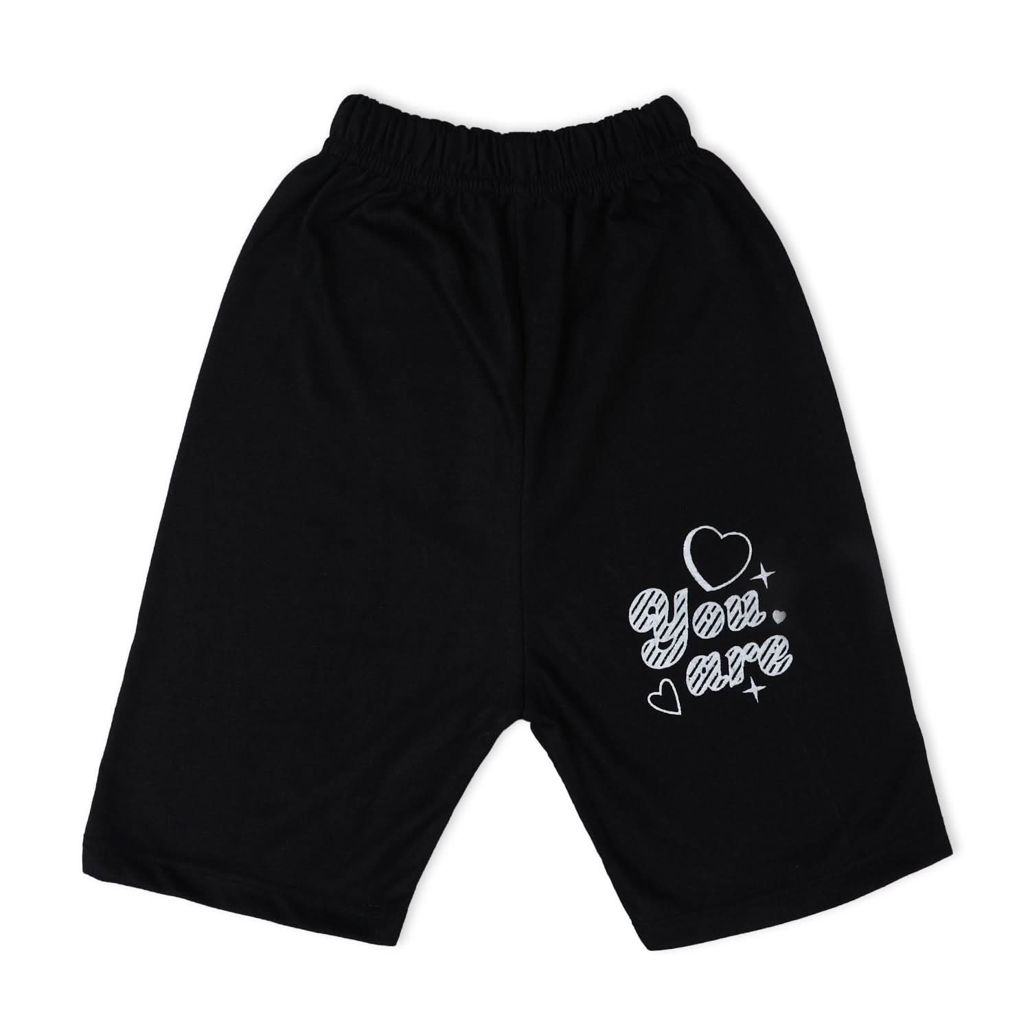 Valuable Girls Half Sleeves Suit - Black, Girls Suits, Chase Value, Chase Value