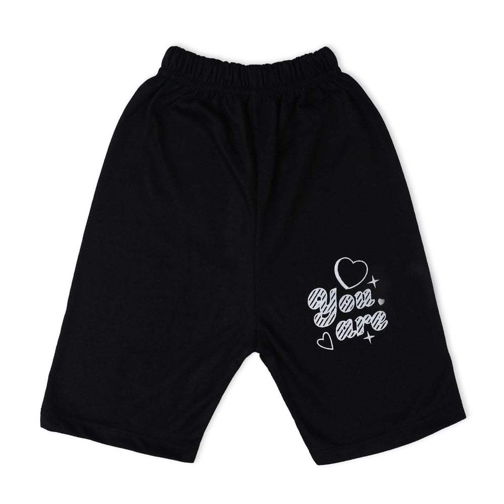 Valuable Girls Half Sleeves Suit - Black, Girls Suits, Chase Value, Chase Value