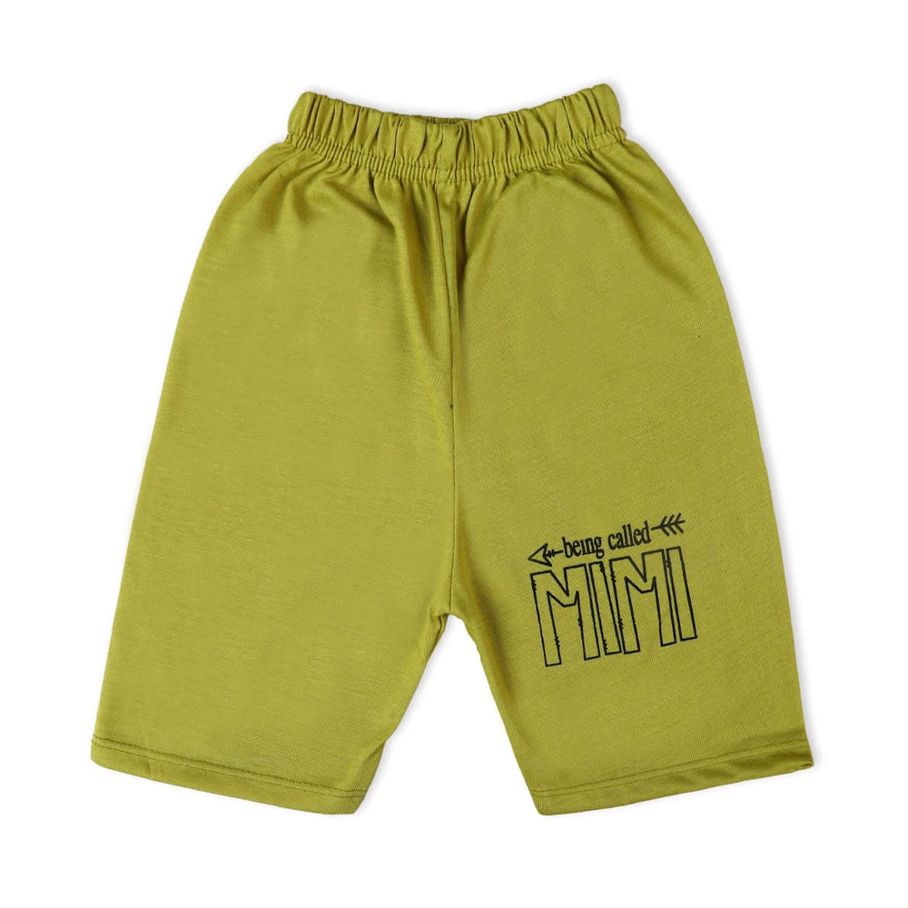 Valuable Girls Half Sleeves Suit - Olive Green, Girls Suits, Chase Value, Chase Value