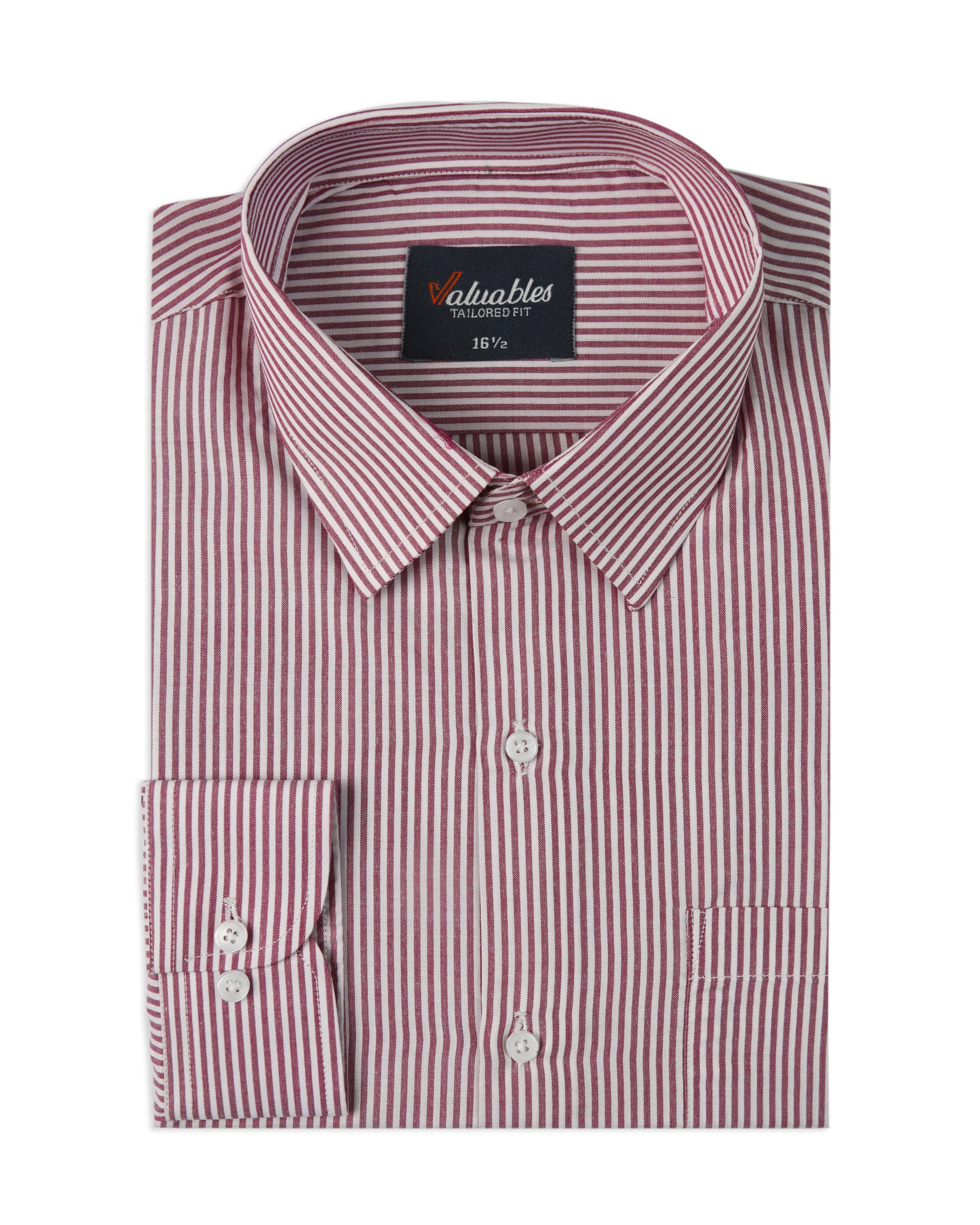 Valuables Men's Stripe Formal Shirt, Men's Shirts, Valuables, Chase Value