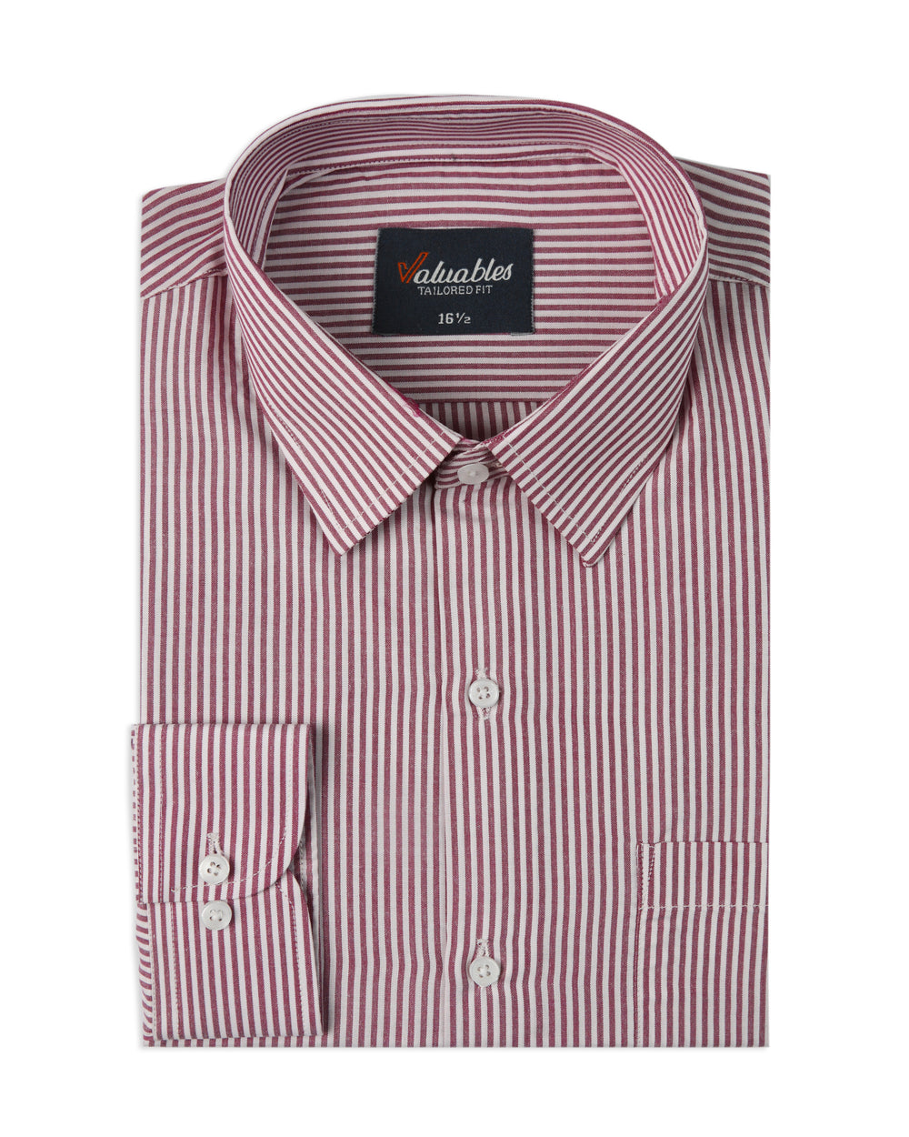 Valuables Men's Stripe Formal Shirt, Men's Shirts, Valuables, Chase Value