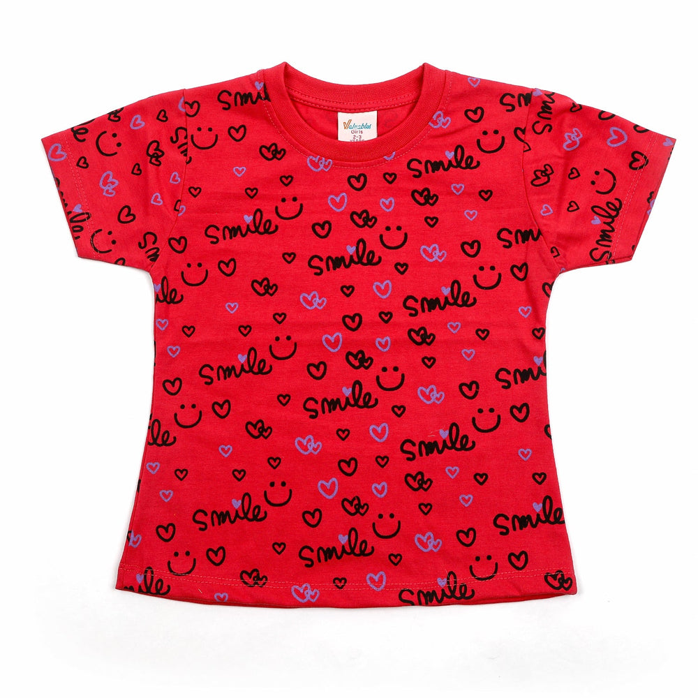 Girls Half Sleeves T-Shirt, Girls T-Shirts, Chase Value, Chase Value