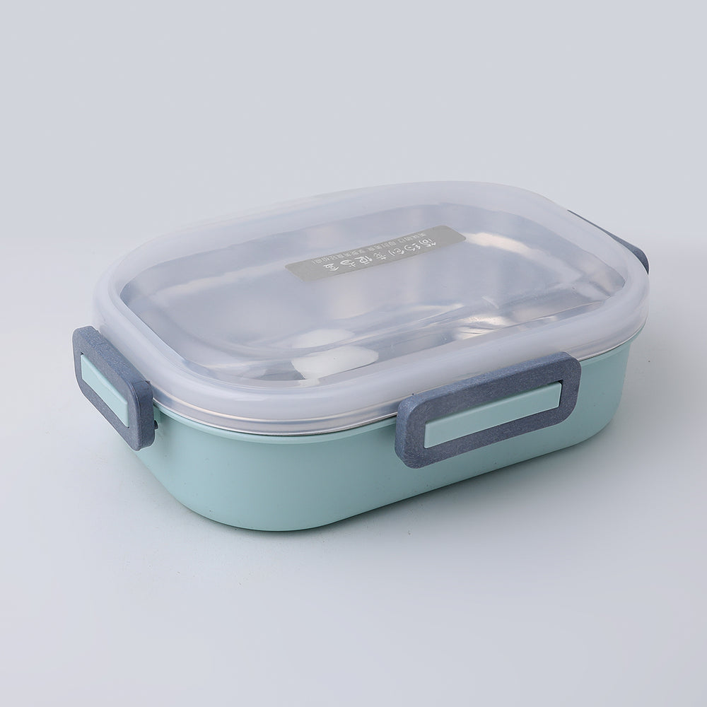 Stainless Steel Lunch Box - Cyan, Tiffin Boxes & Bottles, Chase Value, Chase Value