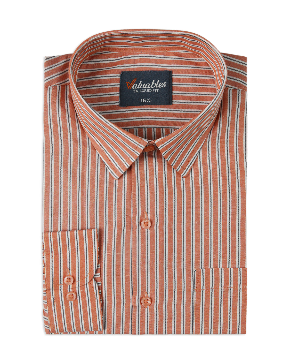Valuables Men's Stripe Formal Shirt, Men's Shirts, Valuables, Chase Value