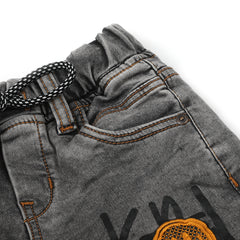 Boys Denim Pant - Grey