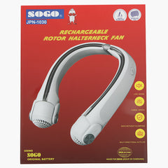Sogo Rechargeable Portable Hanging Neck Fan
