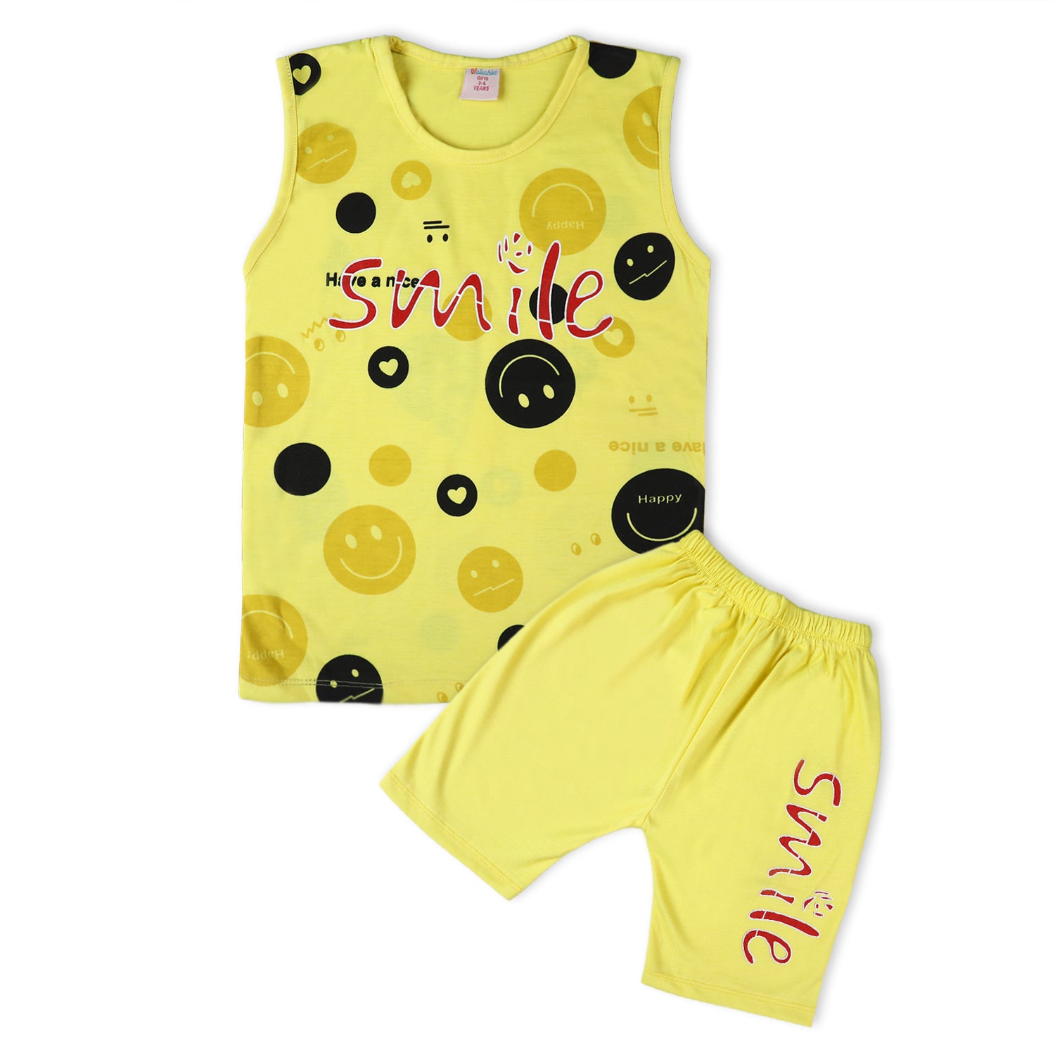 Valuable Girls Sando Suit - Yellow, Girls Suits, Chase Value, Chase Value