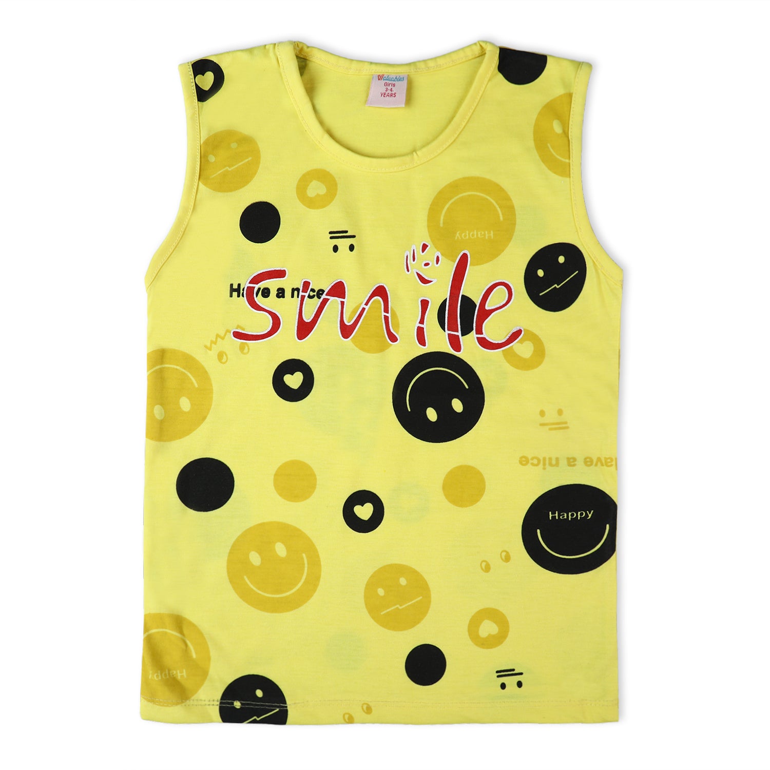 Valuable Girls Sando Suit - Yellow, Girls Suits, Chase Value, Chase Value