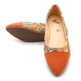 Women's Pump - Orange, Women Pumps, Chase Value, Chase Value