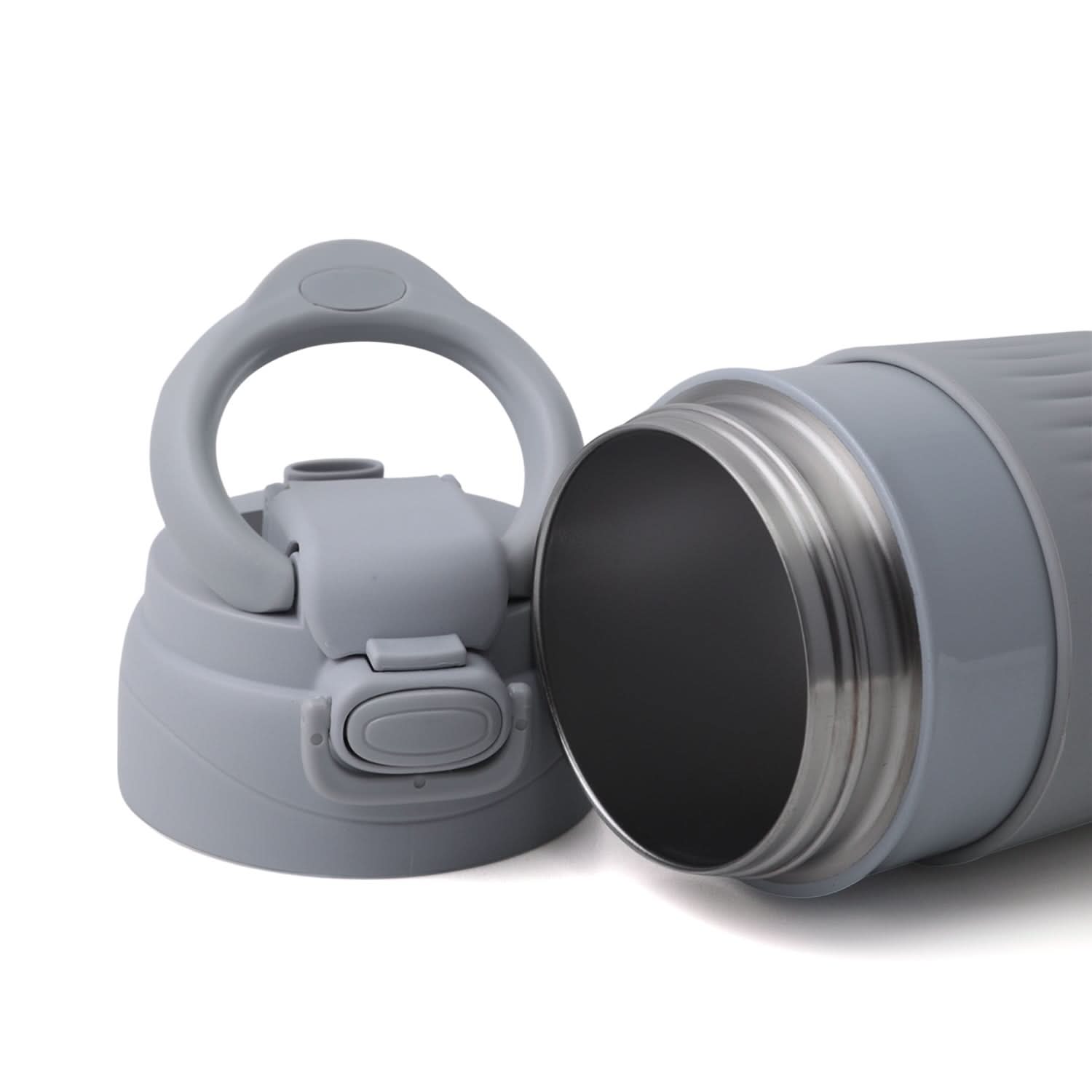 Stainless Steel Vacuum Mug 350 ML - Grey, Thermos & Mug, Chase Value, Chase Value