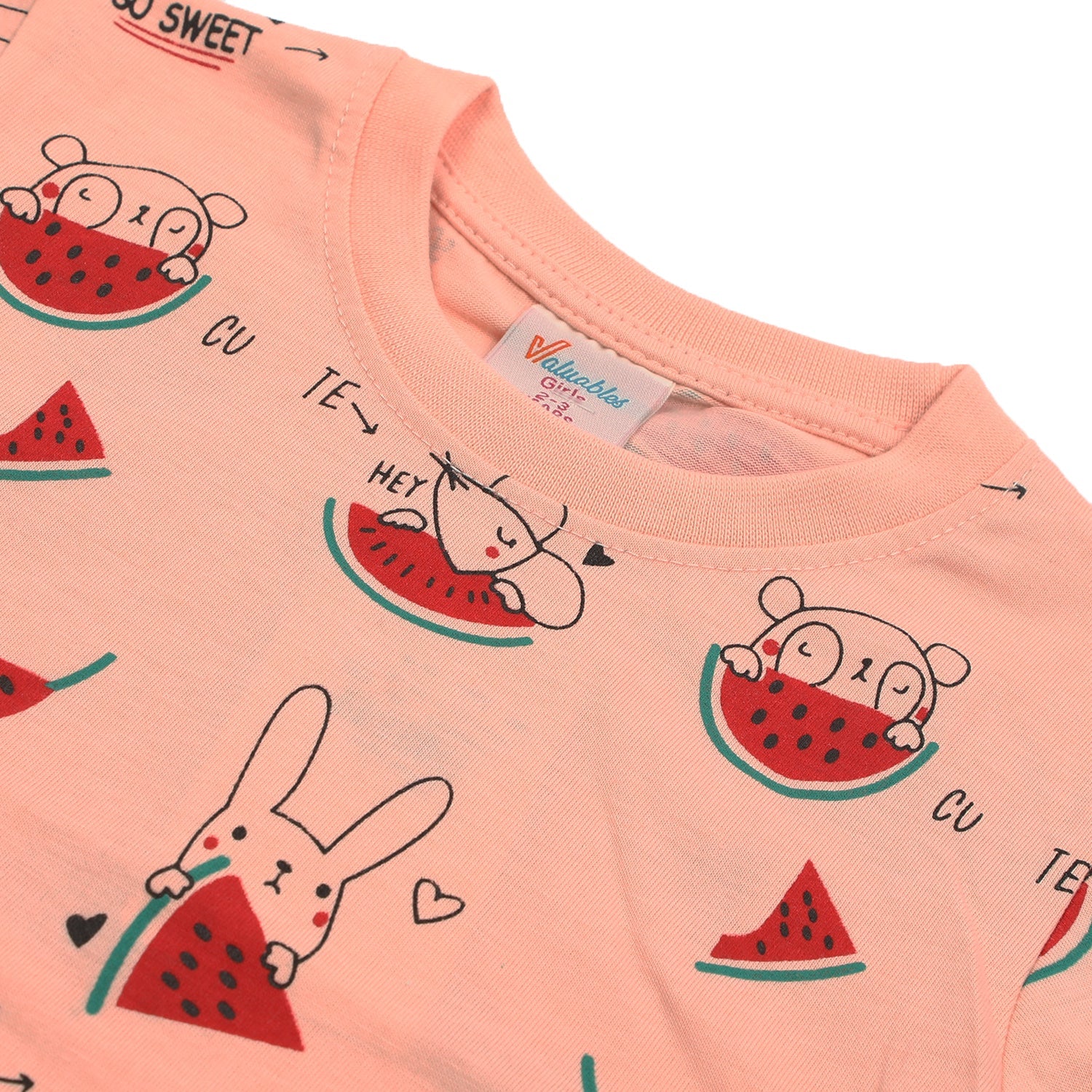 Girls Half Sleeves T-Shirt, Girls T-Shirts, Chase Value, Chase Value