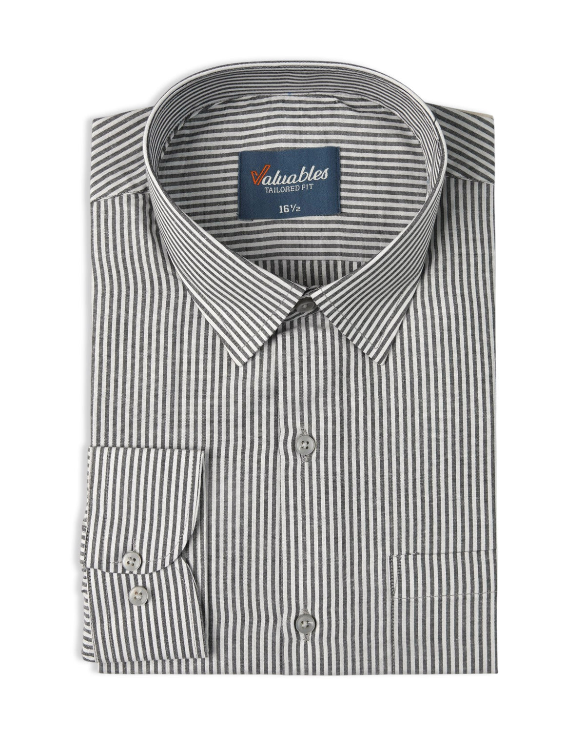 Valuables Men's Stripe Formal Shirt