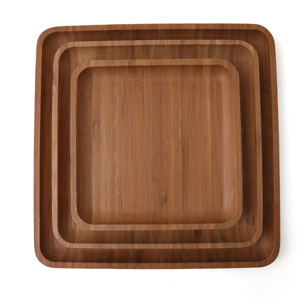 Wooden Tray Set Pack Of 3, Tray, Chase Value, Chase Value