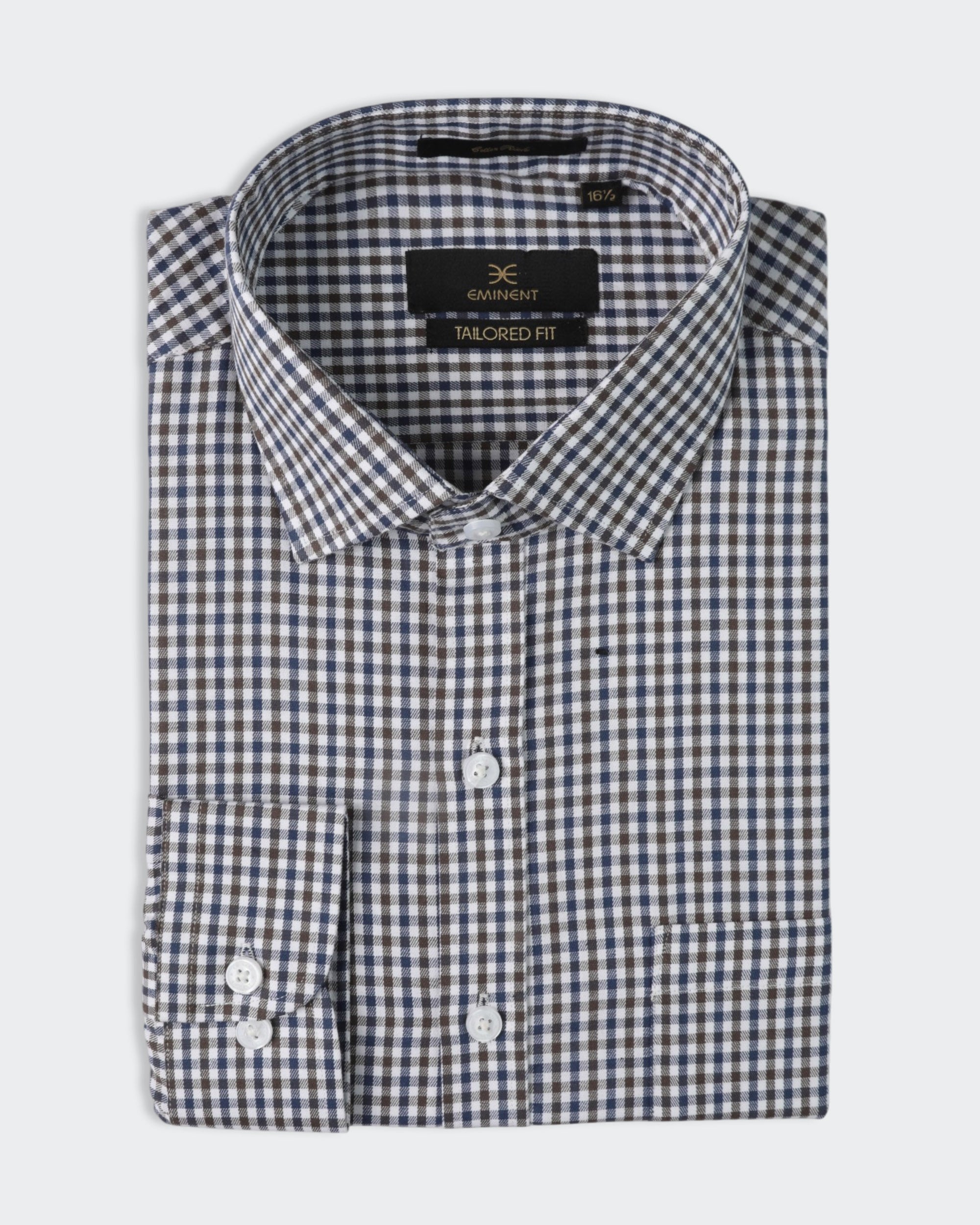 Eminent Men's Formal Check Shirt