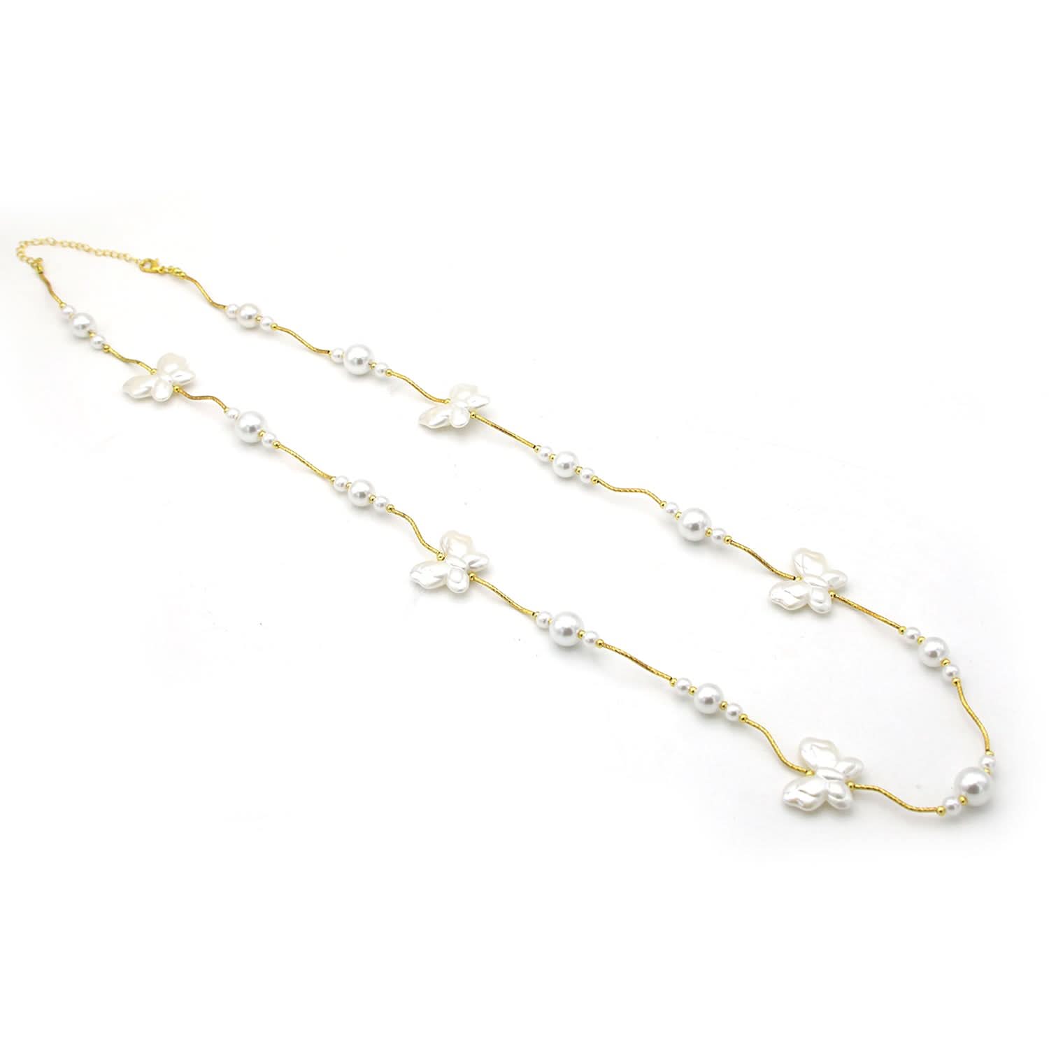 Women's Fancy Mala - White, Women Chains & Lockets, Chase Value, Chase Value