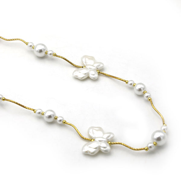 Women's Fancy Mala - White