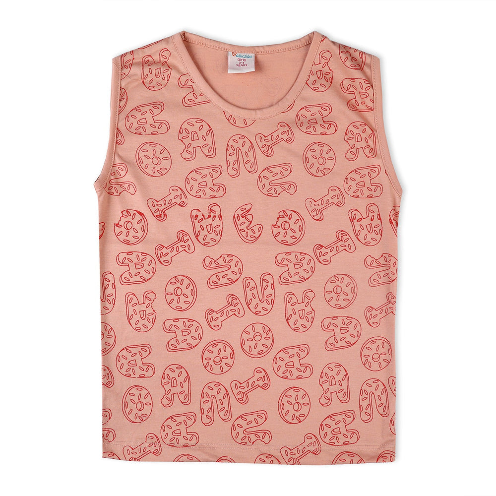 Valuable Girls Sando Suit - Peach, Girls Suits, Chase Value, Chase Value