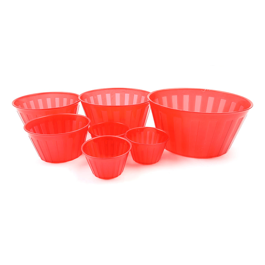 Appollo Millan Bowl  7 Pcs Set - Rust