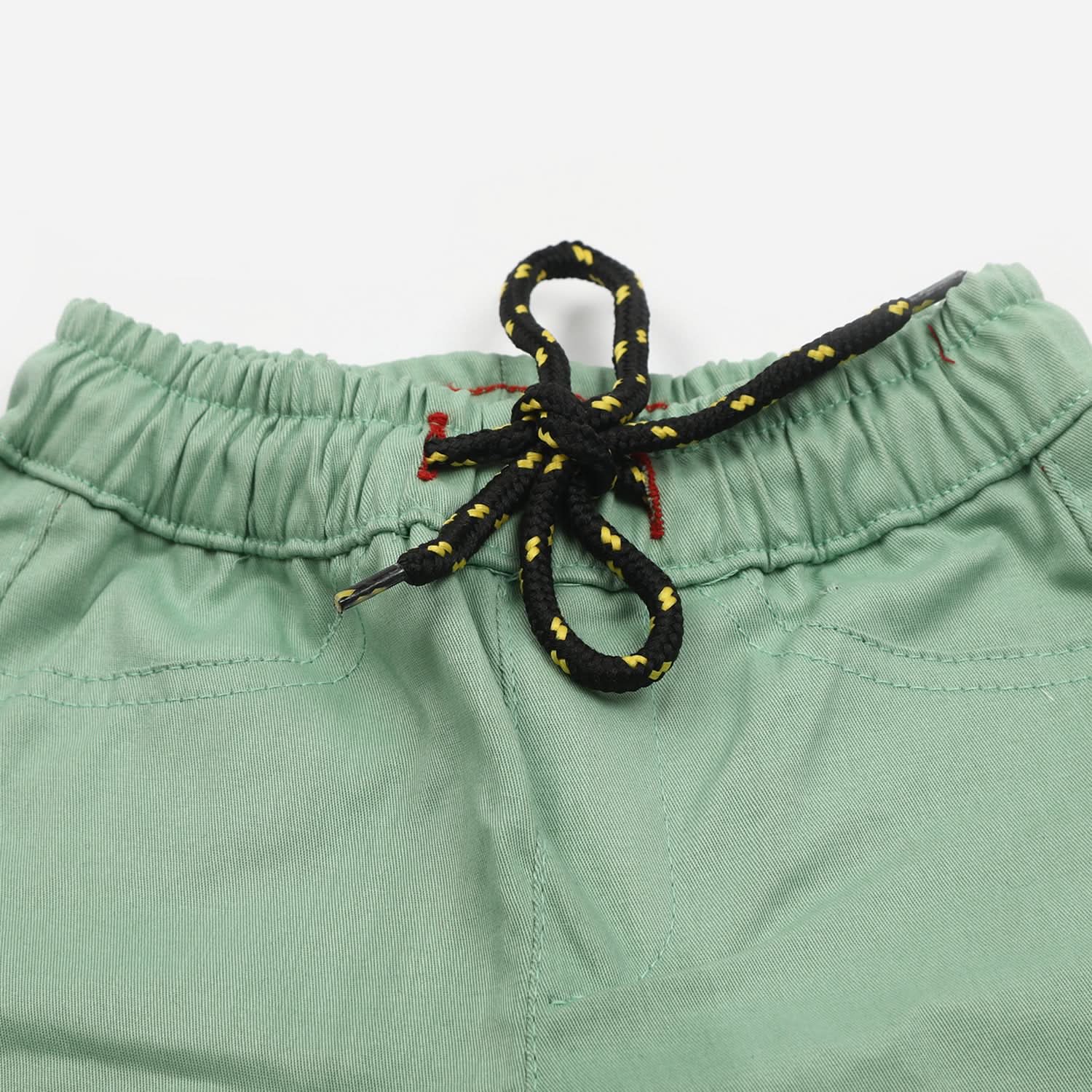 Boys Cotton Short - Light Green, Boys Shorts, Chase Value, Chase Value