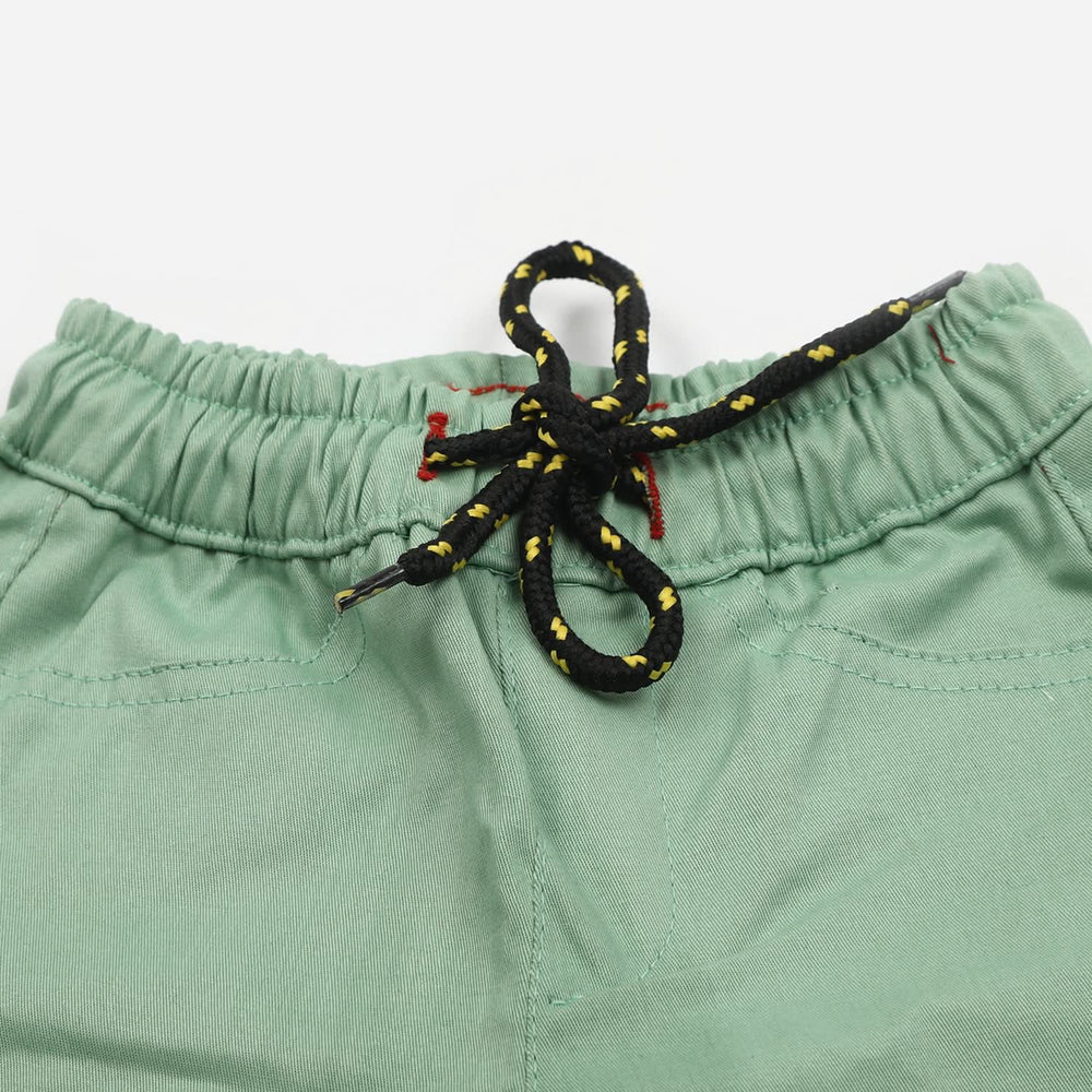 Boys Cotton Short - Light Green, Boys Shorts, Chase Value, Chase Value