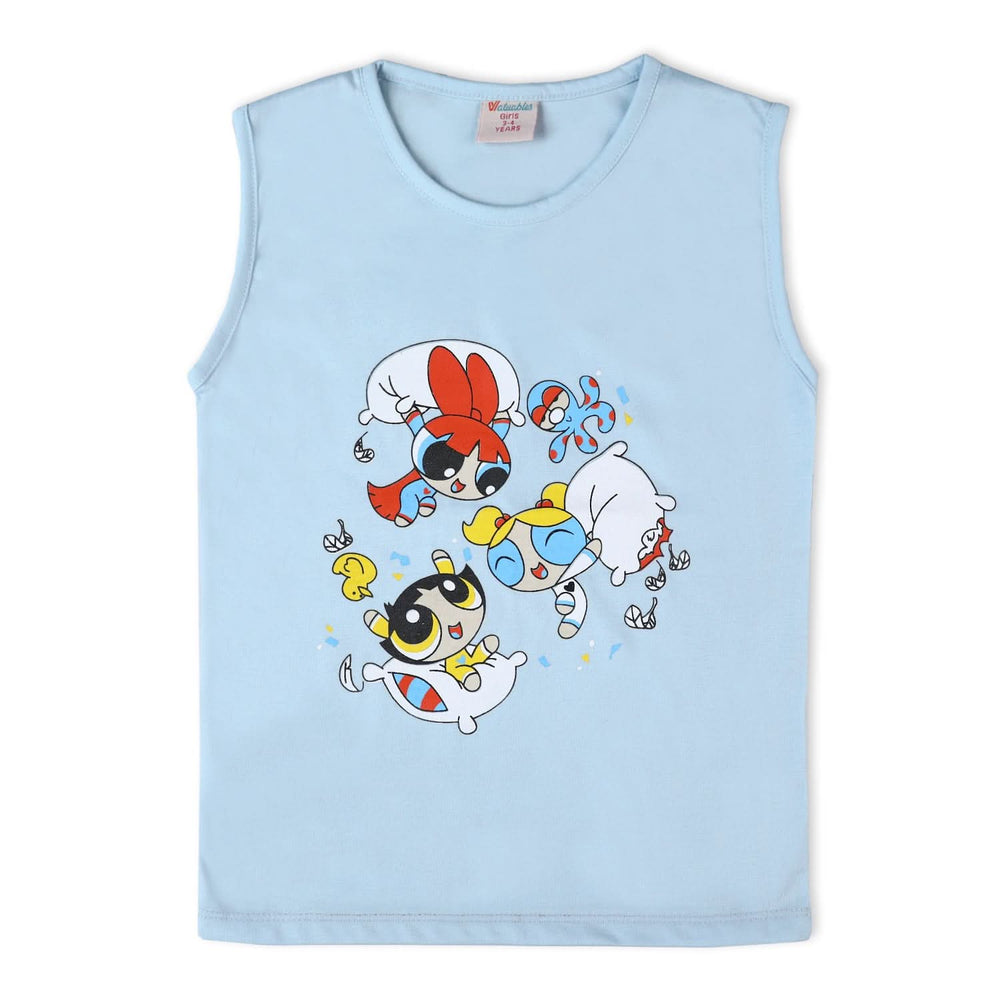 Valuable Girls Sando Suit - Blue, Girls Suits, Chase Value, Chase Value