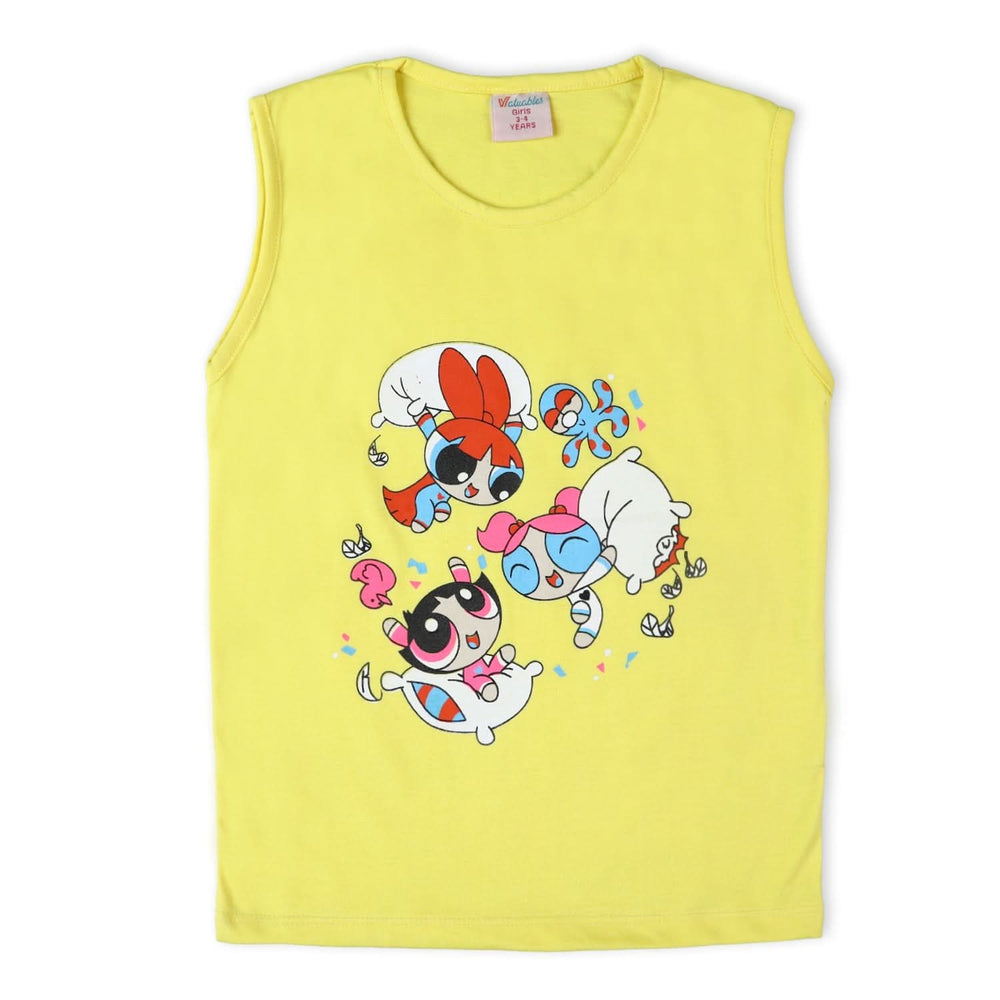 Valuable Girls Sando Suit - Yellow, Girls Suits, Chase Value, Chase Value