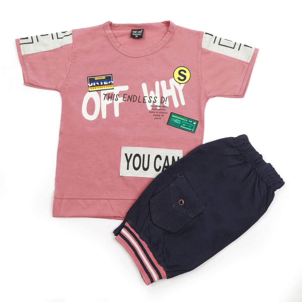 Boys Half Sleeves Short Suit - Light Purple, Boys Sets & Suits, Chase Value, Chase Value